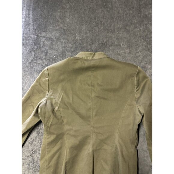 Geoffrey Beene Sport Jacket Womens 12 Green Stretch Buttons Vtg - Picture 6 of 7